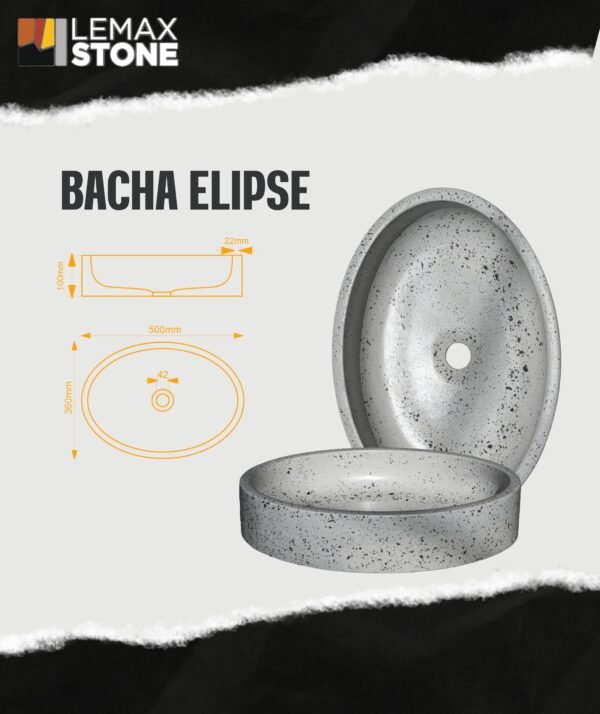 Bacha Elipse Terrazo